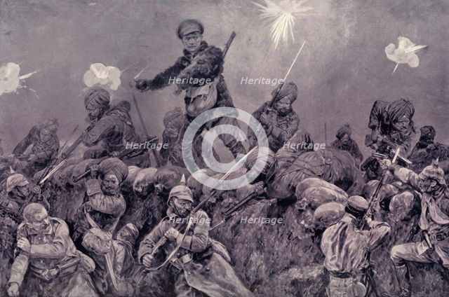 'Magnificent Charge of Indian Troops Against the German Trenches', 1916. Creator: Unknown.
