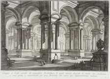 Magnificent Architectural Space, c1743. Creator: Giovanni Battista Piranesi
