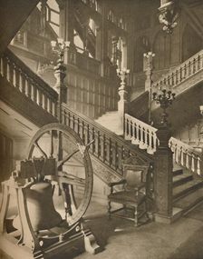 Magnificent Staircase of Grocers Hall and the Great Flemish Bell Named Martin c1935. Creator: Taylor