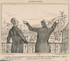 Magnifique projet ..., 19th century. Creator: Honore Daumier