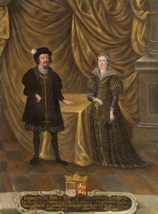 Magnus I, died 1543, Duke of Saxe-Lauenburg, Catherine, 1488-1563, Princess, c16th century. Creator: Unknown