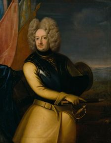 Magnus Stenbock, 1665-1717, count, field marshal, 1708. Creator: Georg Engelhard Schroder