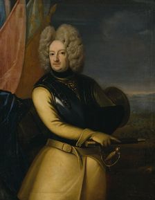 Magnus Stenbock, 1665-1717, count, field marshal, 1708. Creator: Georg Engelhard Schroder
