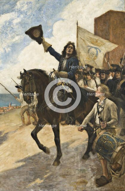 Magnus Stenbock in the Battle of Helsingborg. Artist: Cederström, Gustaf (1845-1933)