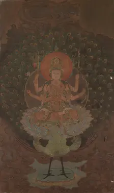 Mahamayuri (Kujaku Myoo), 1868?-1912?. Creator: Unknown