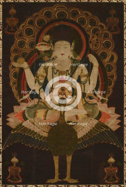 Mahamayuri Scroll, 12th century. Artist: Anonymous  
