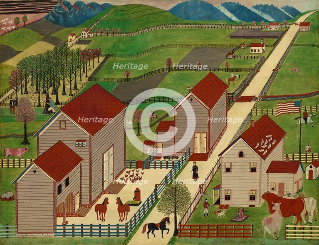 Mahantango Valley Farm, late 19th century. Creator: Unknown.