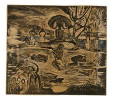 Mahana atua (Day of the God), 1894/95. Creator: Paul Gauguin