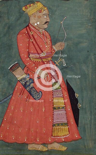 Maharaja Kesari Singh (Kesava Sen, 1574-1604), c1725. Creator: Unknown.