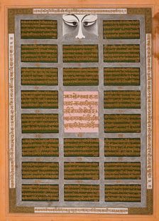 Maharaja Savant Singh's Tears Irrigate the Garden of His Poetry, between c1750 and c1775. Creator: Unknown