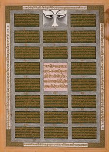 Maharaja Savant Singh's Tears Irrigate the Garden of His Poetry, between c1750 and c1775. Creator: Unknown