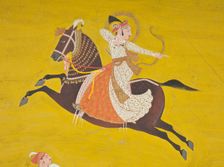 Maharana Ari Singh II (reigned 1761-1773) Displaying His Prowess..., between c1761 and c1762. Creator: Unknown