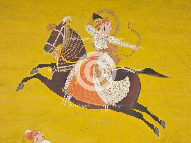Maharana Ari Singh II (reigned 1761-1773) Displaying His Prowess..., between c1761 and c1762. Creator: Unknown.