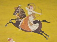 Maharana Ari Singh II (reigned 1761-1773) Displaying His Prowess..., between c1761 and c1762. Creator: Unknown