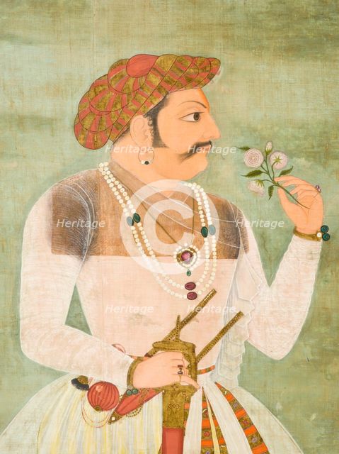 Maharana Jagat Singh I (reigned 1628-1654) (image 2 of 2), between c1760 and c1765. Creator: Unknown.