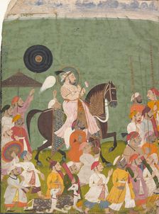 Maharana Jagat Singh II in Procession, ca. 1745. Creator: Unknown
