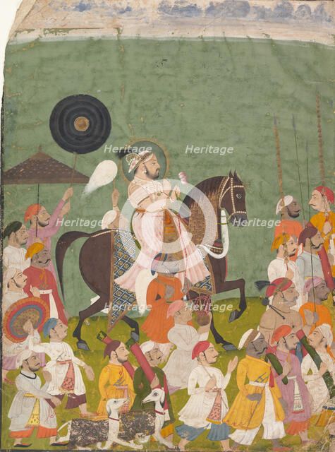 Maharana Jagat Singh II in Procession, ca. 1745. Creator: Unknown.