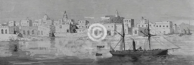 Mahdist War, (1881-1899), Suakin, Sudan, 1883. Creator: Bernardo Rico.