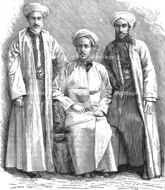 ''Mahomedanism in Kimberly, South Africa; A group of Mahomedan Priests', 1890. Creator: Unknown.