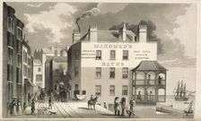 Mahomed's Baths, 1826. Creator: William Maddocks