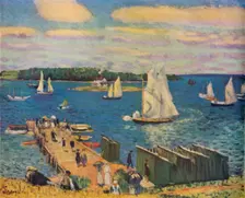 Mahone Bay 1911. Artist: William James Glackens