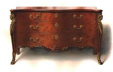 Mahogany commode, 1906. Artist: Shirley Slocombe