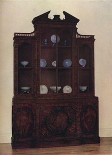 Mahogany Glass-Fronted Case c1760. Artist: William Vile