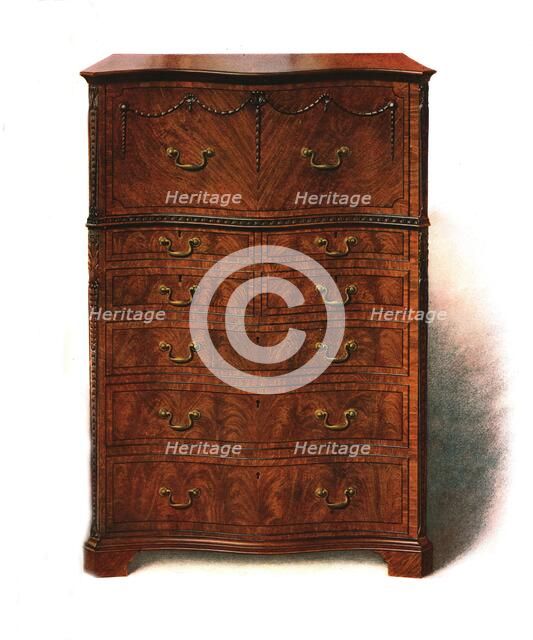 Mahogany Escritoire, 1907 (1908). Creator: Shirley Slocombe.