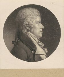 Mahlon Dickerson, 1802. Creator: Charles Balthazar Julien Févret de Saint-Mémin