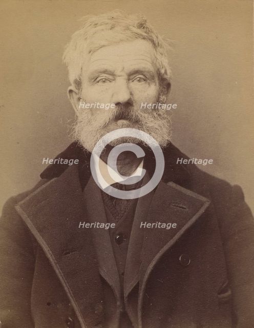 Mahler. Jacob, Henri, Jean. 61 ans, né à Hanovre (Duché de Hesse). Couvreur. Anarchiste. 3..., 1894. Creator: Alphonse Bertillon.