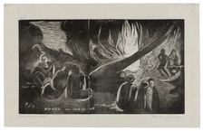 Mahna no varua ino (The Devil Speaks), from the Noa Noa ..., 1893/94, printed and published in 1921. Creator: Paul Gauguin