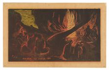 Mahna no varua ino (The Devil Speaks), from the Noa Noa Suite, 1894. Creator: Paul Gauguin