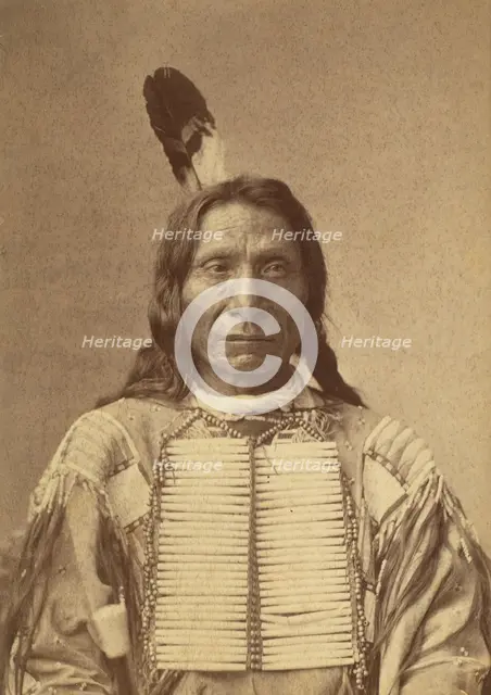 Mahpiya Luta (Red Cloud), 1880. Creator: Charles Milton Bell.