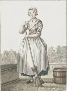 Maid from The Hague, 1775. Creator: Paulus Constantijn la Fargue
