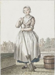 Maid from The Hague, 1775. Creator: Paulus Constantijn la Fargue