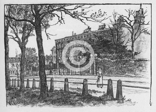 'Maid of Honour Row, Richmond', 1890. Artist: W.C. Keene.
