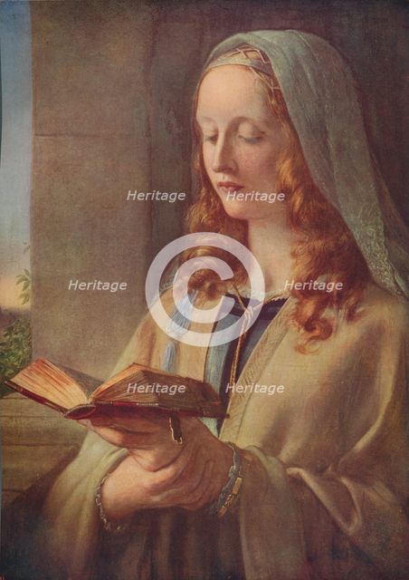 'Maiden Meditation', 1847, (c1915). Artist: Charles West Cope.
