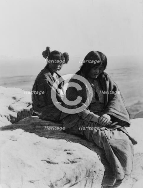 Maiden and Matron, c1905. Creator: Edward Sheriff Curtis.