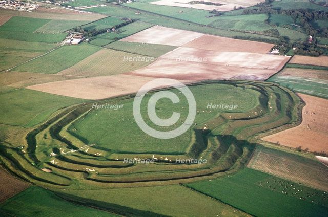 Maiden Castle, Dorset, 1970. Artist: Jim Hancock.