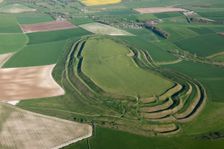 Maiden Castle, near Dorchester, Dorset, 2015. Creator: Historic England