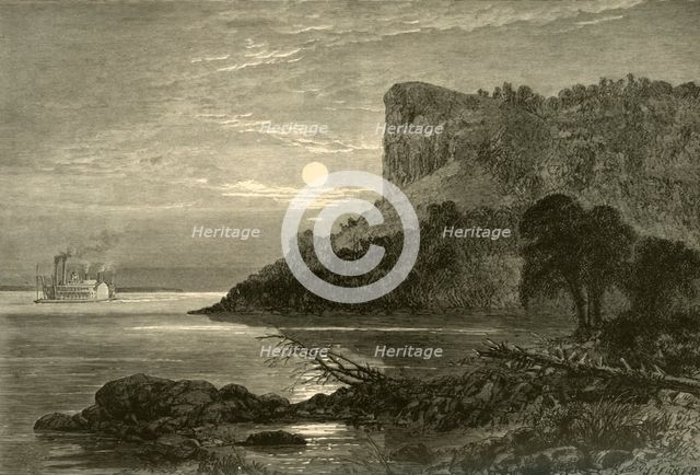 'Maiden's Rock, Lake Pepin', 1874.  Creator: John Filmer.