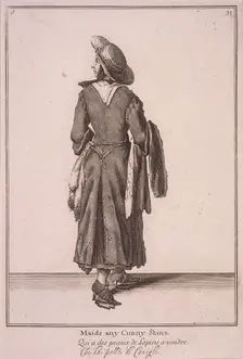 Maids any cunny skins Cries of London, (1688?). Artist: Anon
