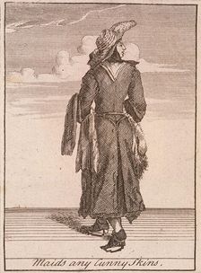Maids any Cunny Skins Cries of London, (c1688?). Artist: Anon