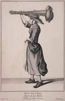 Maids buy a Mapp Cries of London, (c1688?). Artist: Anon