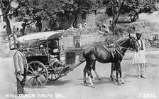 Mail tonga, Nainital, India, 1917
