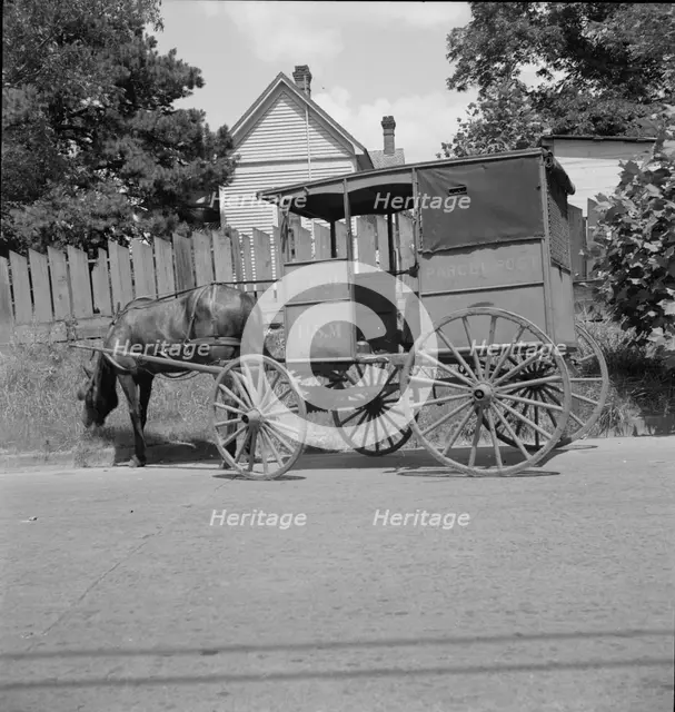 Mail wagon, Marshall, Texas, 1937. Creator: Dorothea Lange.