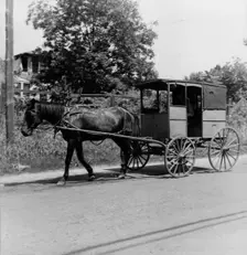 Mail wagon, Marshall, Texas, 1937. Creator: Dorothea Lange