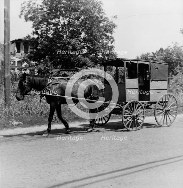 Mail wagon, Marshall, Texas, 1937. Creator: Dorothea Lange.