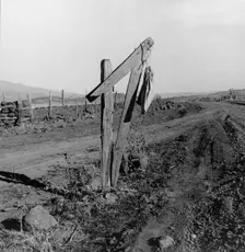 Mail bag, Gem County, Idaho, 1939. Creator: Dorothea Lange
