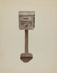 Mail Box, c. 1937. Creator: Marjorie Lee